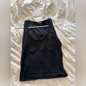 black tank top